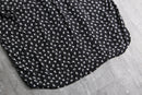 dot & flower pattern black rayon shirt｜シャツの古着 詳細9