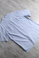 90-00's open collar S/S silk shirt