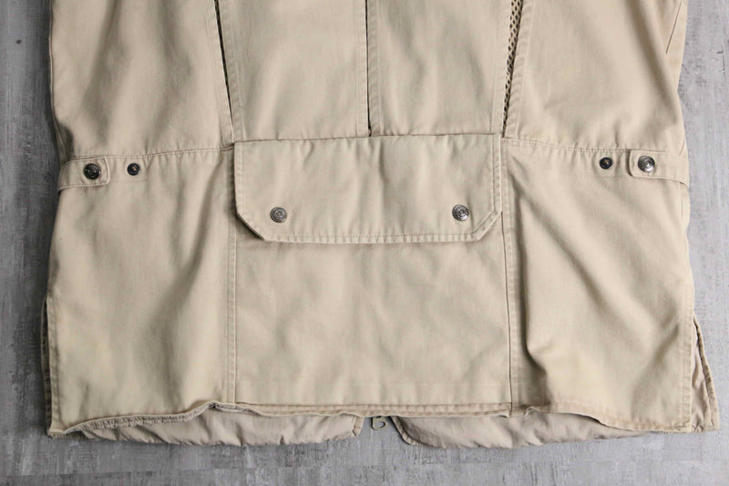 90's "BANANA REPUBLIC" cream safari style vest
