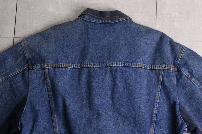 indigo blue short length denim jacket