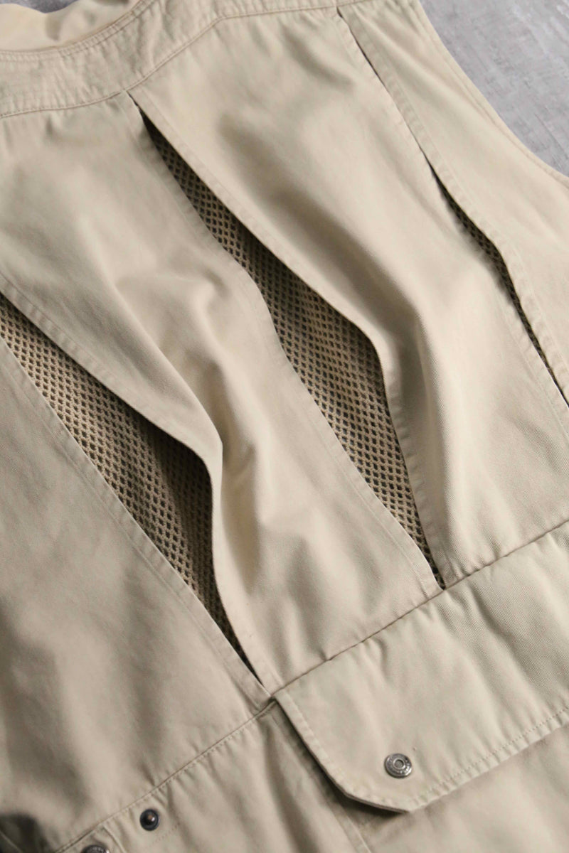 90's "BANANA REPUBLIC" cream safari style vest