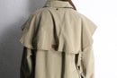 “Marlboro Classics” beige oversized riding coat