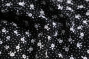 dot & flower pattern black rayon shirt｜シャツの古着 詳細11