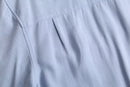 90-00's open collar S/S silk shirt
