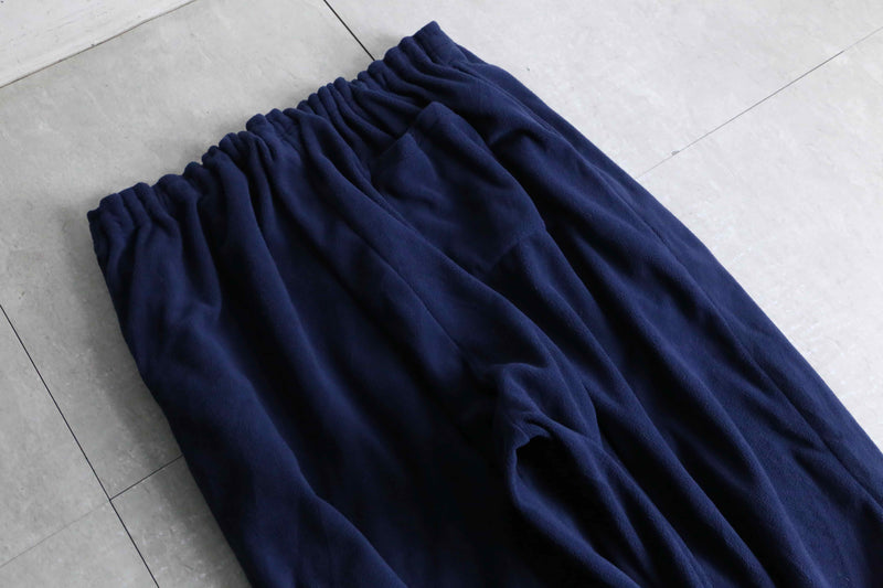 "KING SIZE" blue color fleece tapered pants