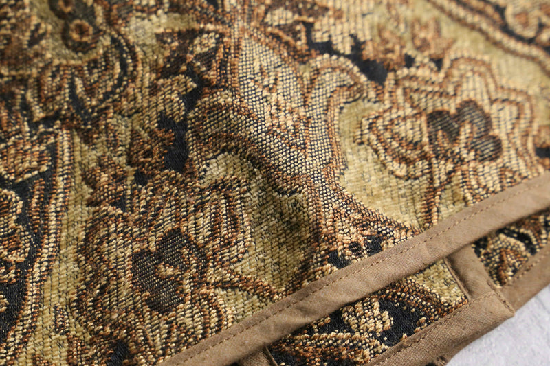 collarless gobelin jacket