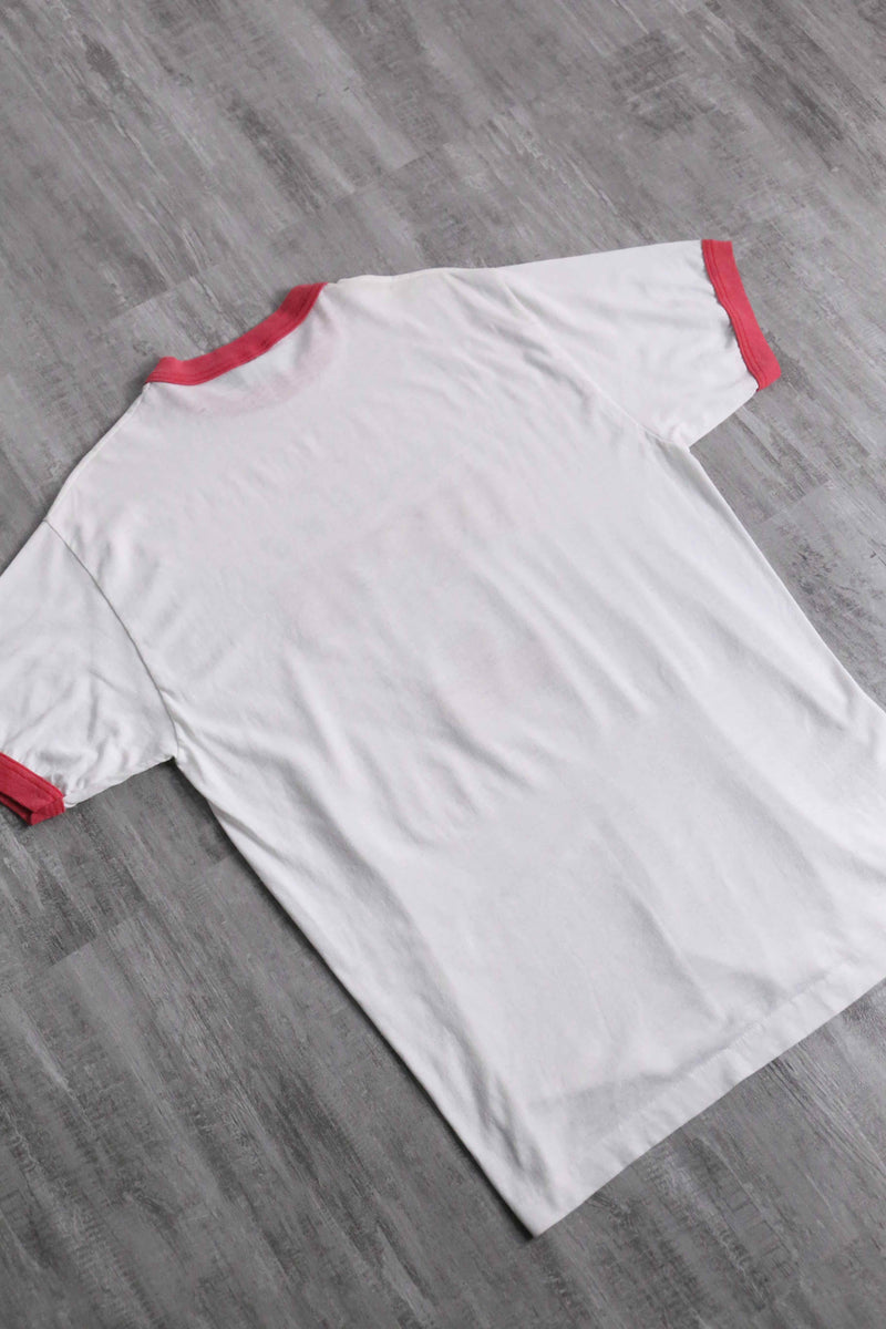 baseball bird print linger tee