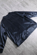 “Liz claiborne” shiny navy shirt jacket