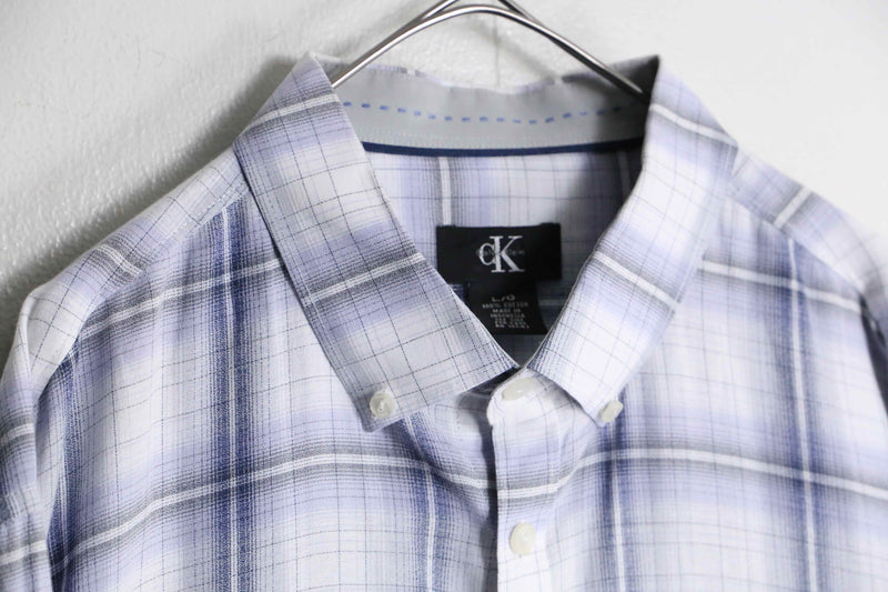 "Calvin Klein" cotton tartan check shirt