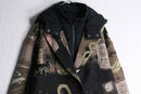 Desigual 2way artie jacquard coat