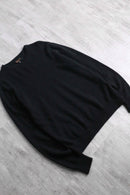 pure cashmere crew neck knit