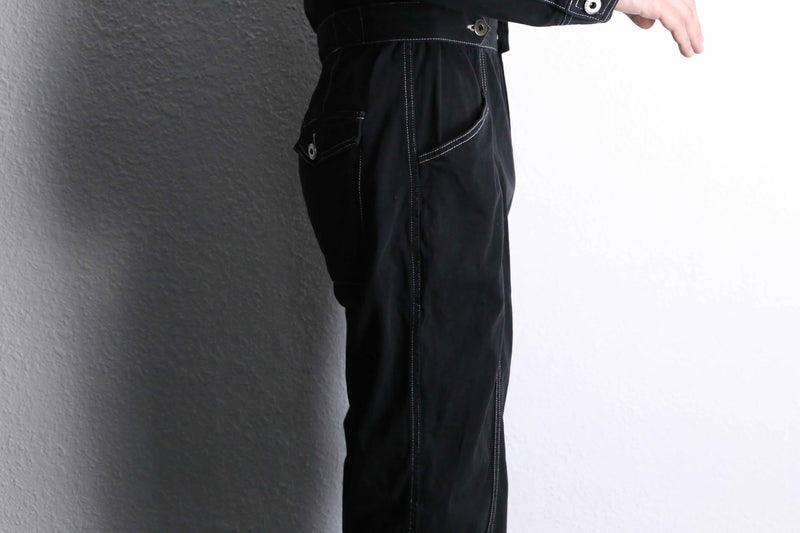 stitch design cotton twill jump suit