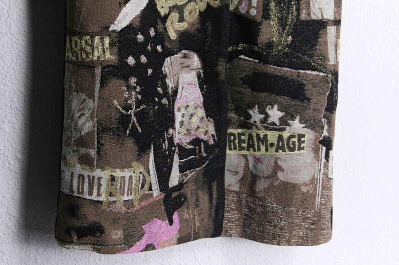 Desigual 2way artie jacquard coat