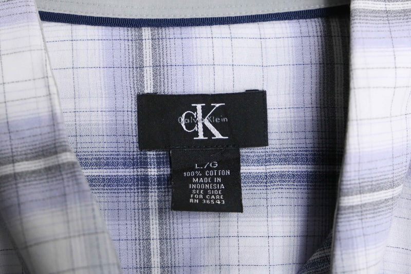 "Calvin Klein" cotton tartan check shirt