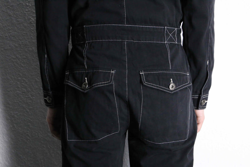 stitch design cotton twill jump suit