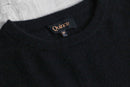 pure cashmere crew neck knit