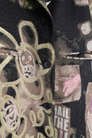 Desigual 2way artie jacquard coat