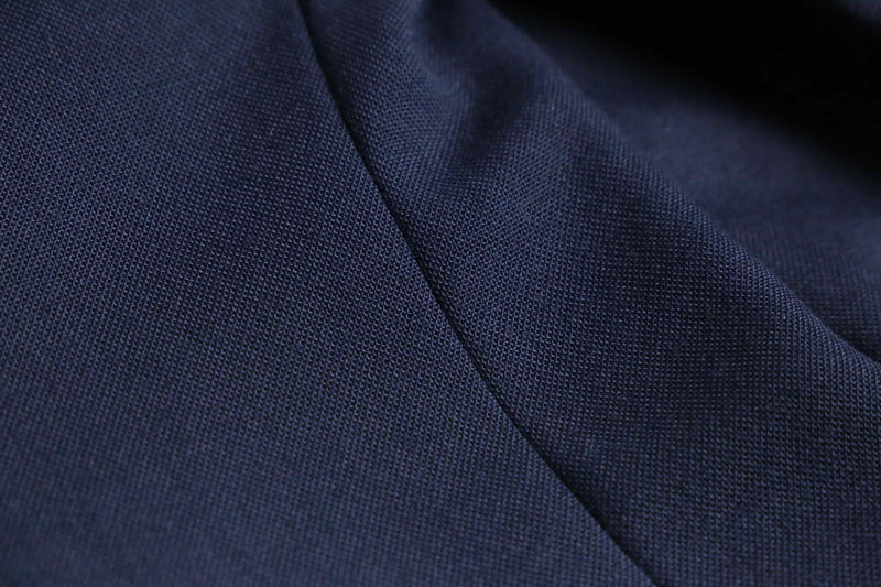 “STTAFORD” navy color 2 gold button single blazer