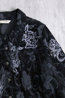 flower embroidery design jacket
