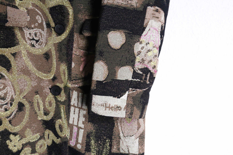 Desigual 2way artie jacquard coat