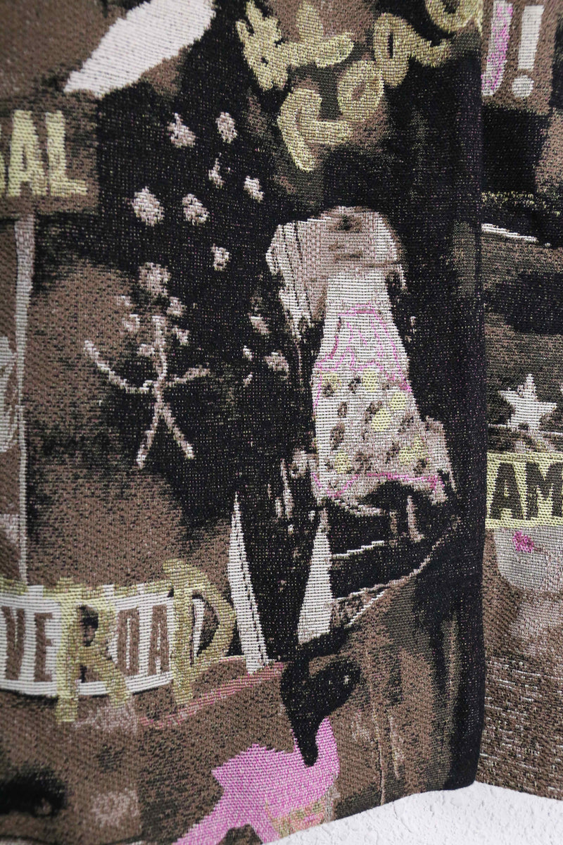 Desigual 2way artie jacquard coat