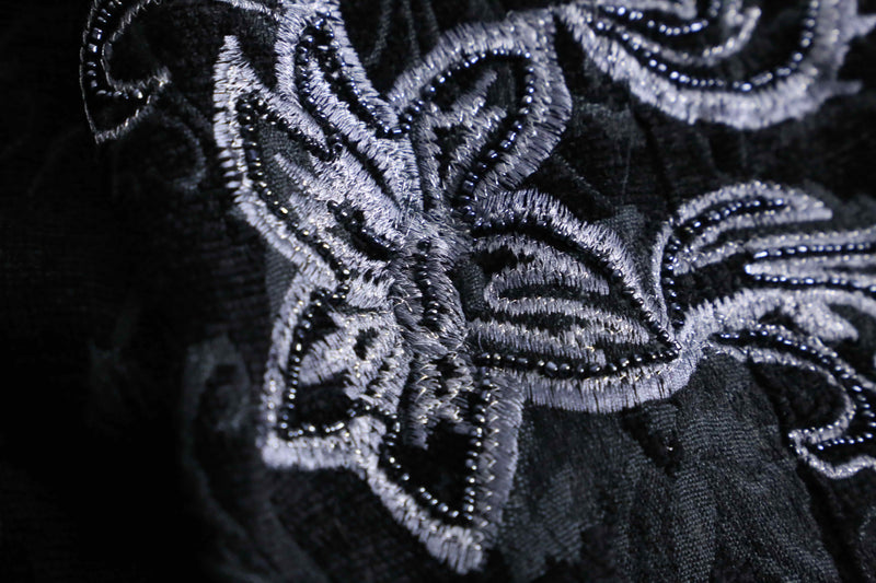 flower embroidery design jacket