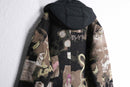 Desigual 2way artie jacquard coat