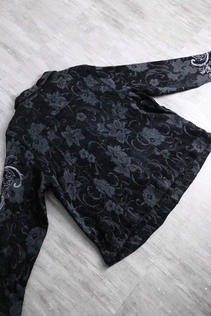 flower embroidery design jacket