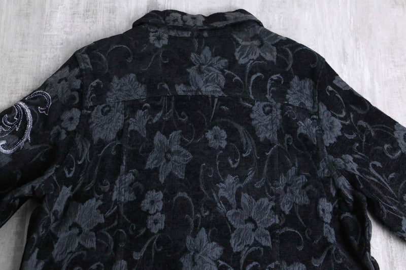 flower embroidery design jacket