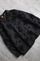 botanical reversible jacquard jacket