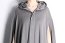 “S’YTE” hooded drape poncho