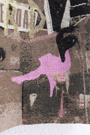 Desigual 2way artie jacquard coat