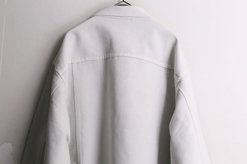 white short tracker jacket