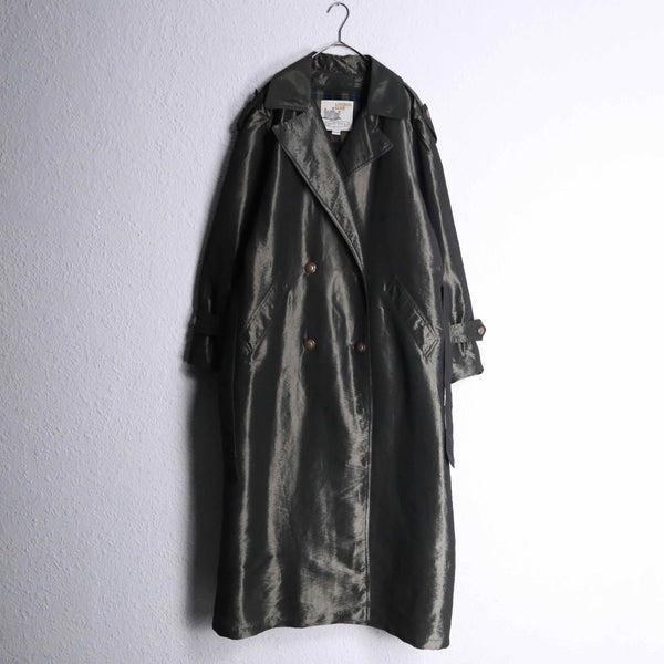 1990s LONDON TOWN nylon shiny coat
