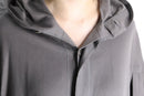 “S’YTE” hooded drape poncho