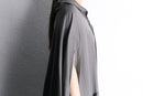 “S’YTE” hooded drape poncho