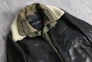 "Dolce & Gabbana" 05AW military layered leather jacket