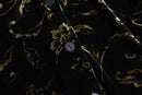 luxury abstract pattern velours shirt