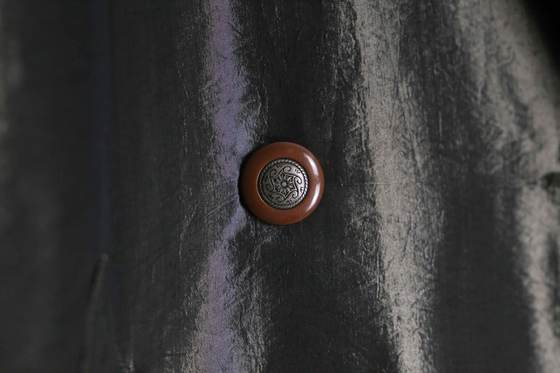 1990s LONDON TOWN nylon shiny coat