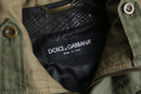 "Dolce & Gabbana" 05AW military layered leather jacket
