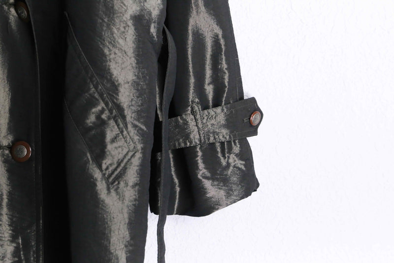 1990s LONDON TOWN nylon shiny coat