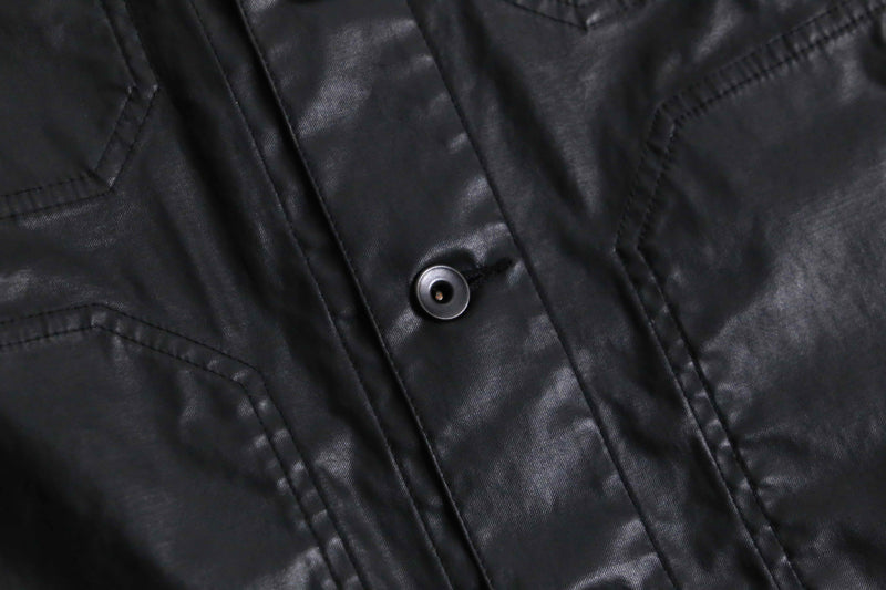 gloss black 4P short tracker jacket
