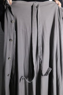 “S’YTE” hooded drape poncho