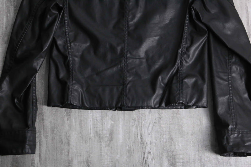 gloss black 4P short tracker jacket