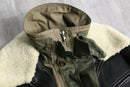 "Dolce & Gabbana" 05AW military layered leather jacket
