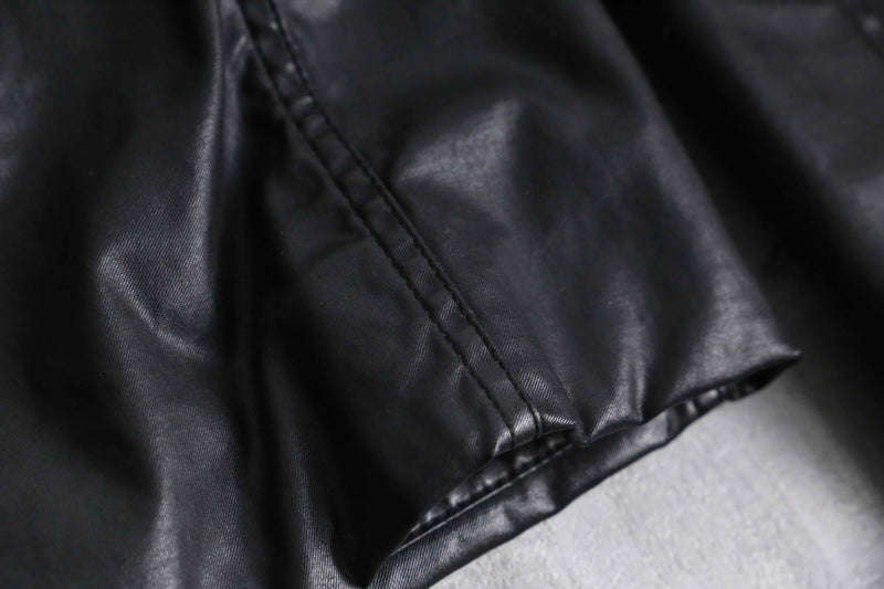 gloss black 4P short tracker jacket
