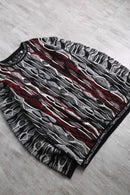 “COOGI” dark color 3D design knit