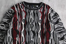 “COOGI” dark color 3D design knit