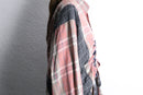 "Re:make" docking gather check shirt