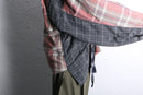 "Re:make" docking gather check shirt
